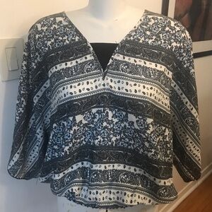Suzanne Betro Boho Top - Size Medium